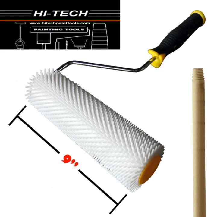 Hitech Self Leveling Cement Tools / Spike Paint Roller 9 Inches with 30