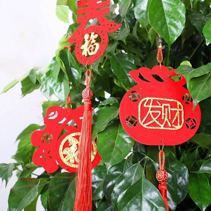 16-styles-new-year-flocking-bonsai-pendant-cny-plant-flowers-potted-tassel-ornament-durable-flannel-chinese-knot-fu-spring-festival-auspicious-decorations