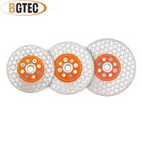 [HOT CHLXIWSHG 552] BGTEC 1Pc 4/4.5/5 "สูญญากาศสองด้านประสานแผ่นตัดเพชรบดหินอ่อนหินแกรนิตกระเบื้องใบเลื่อย M14ด้าย