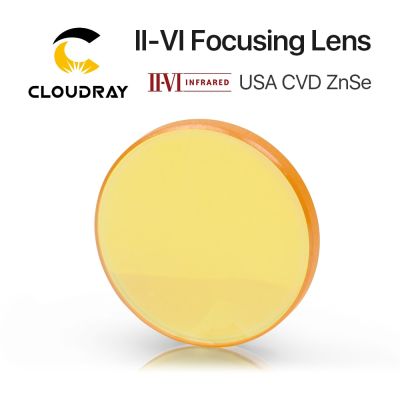 Cloudray II-VI ZnSe Focus Lens DIa. 19.05mm 20mm FL 50.8-101.6mm 2-4" for CO2 Laser Engraving Cutting Machine Free Shipping