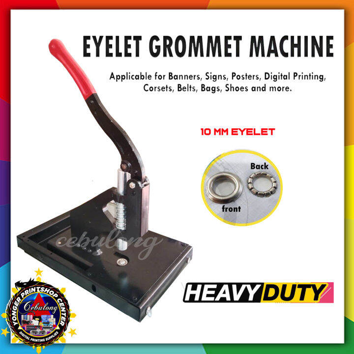 Eyelet grommet tarpaulin presser machine 10mm eyelet Lazada PH