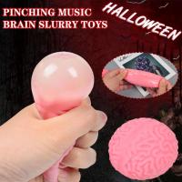 Brain Squeeze Toy Stress Relief Finger Exercise Relaxing Revelry Mindset Festivities Relieve Focus Enhanced Tension Halloween N6D4