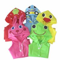 Cartoon Animal Kids Children For Poncho Waterproof Coat Style Rain Student 1PC Raincoat Rainwear/Rainsuit