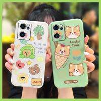 phone case Cartoon Phone Case For OPPO Reno7 5G China Simplicity Anti-fall Back Cover protective case Solid color cute