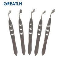 Stainless Steel Titanium Alloy Palpebral Gland Massage Tweezers Clamp Eyelid Forceps Ophthalmic Instrument 10Cm/12Cm