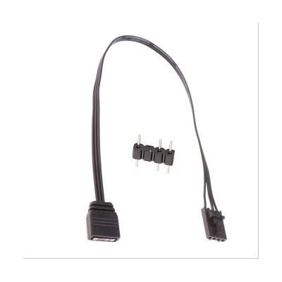 For Corsair 4PIN RGB to Standard ARGB 3-Pin 5V Adapter Connector RGB Cable 25cm