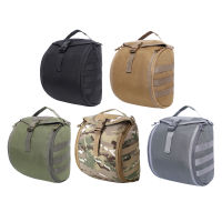 【cw】Tactical Helmet Bag Pack,Multi-Purpose Molle Storage Military Carrying Pouch for Sports Hunting Shooting Combat Helmetshot