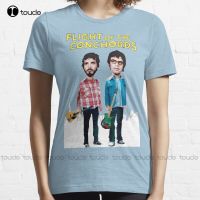 New Flight Of The Conchords T-Shirt Cotton Tee Shirt Unisex mens gym shirts XS-4XL-5XL-6XL