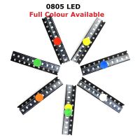 【CW】☬❈™  100PCS 8 Colors 0805 SMD Led Super Red/Green/Blue/Yellow/White Diode Warm