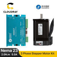 Nema23 Leadshine รับประกัน3เฟสไฮบริดเซอร์โววงปิดชุดขับมอเตอร์ HBS507 HBS57 + 573HBM20-1000ขายดีที่สุด