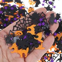 Halloween Confetti Pumpkin Spider Witch Bats Confetti Sprinkle Table Decoration