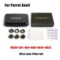 New Upgraded Snap on MCUV CPL ND481632 LENS Filter Bundle Kit Set Camera Lens Filter Kit for Parrot Anafi Camera