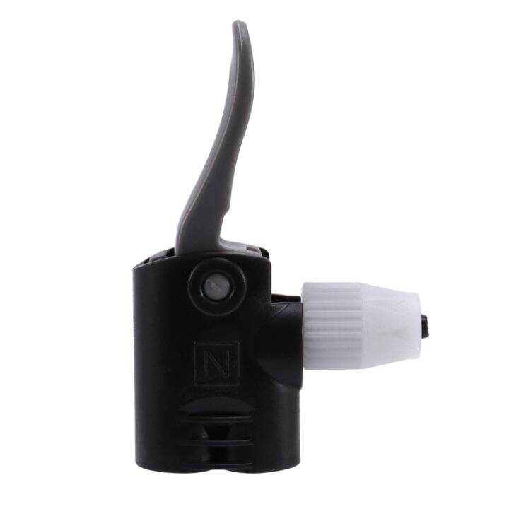 Bike Bicycle Dual Head Pump Nozzle Valve Connector Hose Adapter Pumping