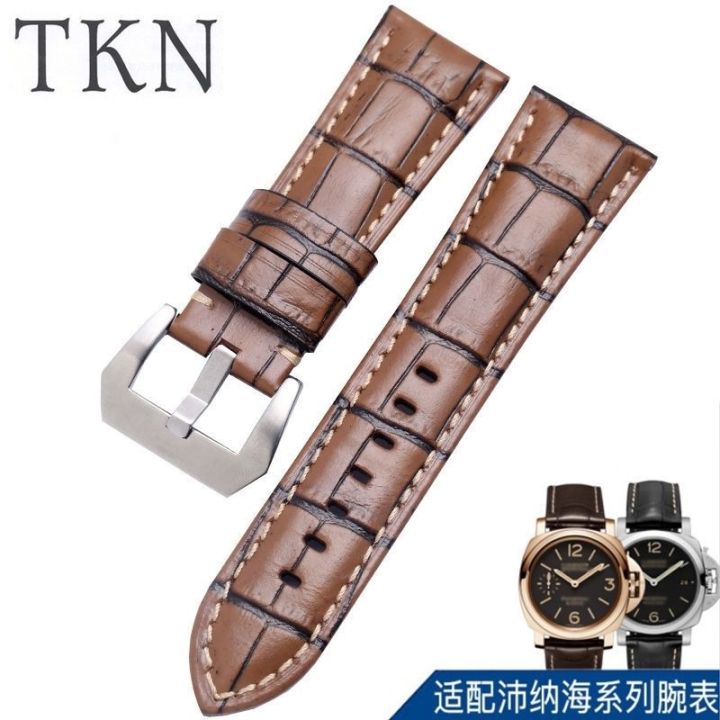 hot-sale-leather-strap-top-layer-genuine-pam111-slub-watch-male-20-22-24-26mm