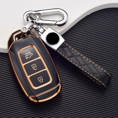 Car Key Fob Case Cover For Hyundai Sonata Ix20 Ix25 Ix35 I30 I40 Avante Lafesta Porter Grandeur Santafe Keychain Accessories