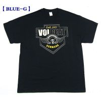 Volbeat Cross Crest Est 2001 Denmark Black T Shirt 100% Cotton Gildan Mens T-Shirts Fathers Day Gift