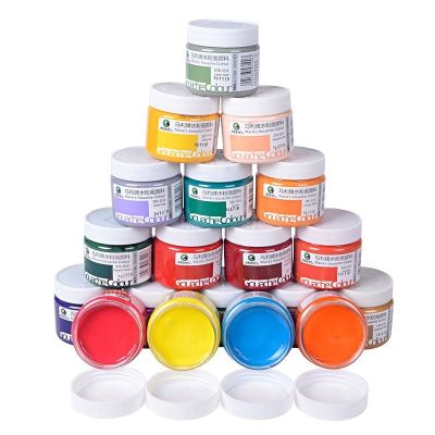 32-color Gouache Paint Set 100ml Student Creative Painting Filling Color Delicate Adhesion Strong Dry and Wet Combination