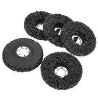 5Pcs Poly Strip Disc Abrasive Wheel Paint Rust Removal Clean Polising For Power Angle Grinder Machine Tools 40Grits 7800min Rpm