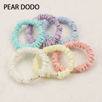 PEAR DODO ฉบับภาษาเกาหลีของอุปกรณ์ผูกผมผู้หญิงน่ารักและห่วง