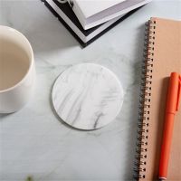 1PC Simple Acrylic Coasters Non-slip Tea Mat Creative Cartoon Water Cup Heat Insulation Mat Transparent Printing Coaster