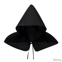 Grim Rogue Halloween Cowl Hood, Uni Cloak Cosplay Costume, Hooded Cape Poncho, Daily Wear for Men Women