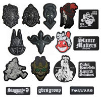 GBRS ตำนานเทพเจ้ากรีกโบราณ God Medusa Anubis Bahuri พระอิศวรตำนาน PVC ยาง Patch Armband พร้อมตะขอสำหรับกระเป๋าเป้สะพายหลังเสื้อผ้า