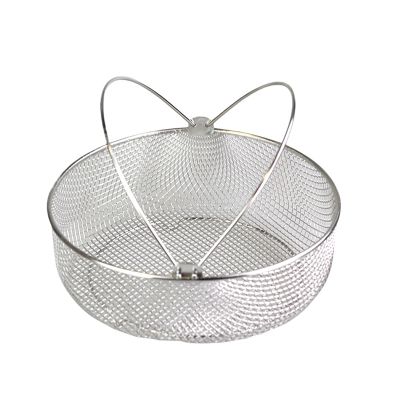 Stainless Steel Food Strainer Round Basket Cookware Kitchen Colander Sieve Fry Basket