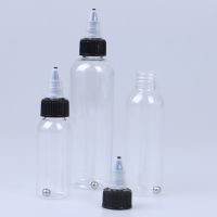 30/60/120ml Airbrush Ink Bottles Recyclable Clear Tattoo Airbrush Pigment Bottles Empty Bottle Container Pots Pans