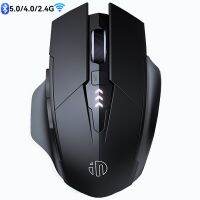 Mice &amp; แป้นพิมพ์คอมโบเมาส์ไร้สายชาร์จไฟได้2.4GHz USB สำนักงานเงียบเมาส์บลูทูธ6ปุ่มที่มีประสิทธิภาพสูงสำหรับโทรศัพท์มือถือเครื่องพีซีแล็ปท็อปแท็บเล็ตและแป้นพิมพ์คอมโบ Drjhfg