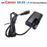 DR-E6 Full Decoded DC Coupler LP-E6 Dummy Battery Power Adapter For Canon EOS 5D 5D2 5D3 6D 7D 60D 60D 70D 80D 5DS 5DSR R5 R6