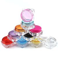 【YF】№  30Pcs 3g/5g Plastic Sample Jars Pot Bottles Makeup Containers Face Crafts Storage