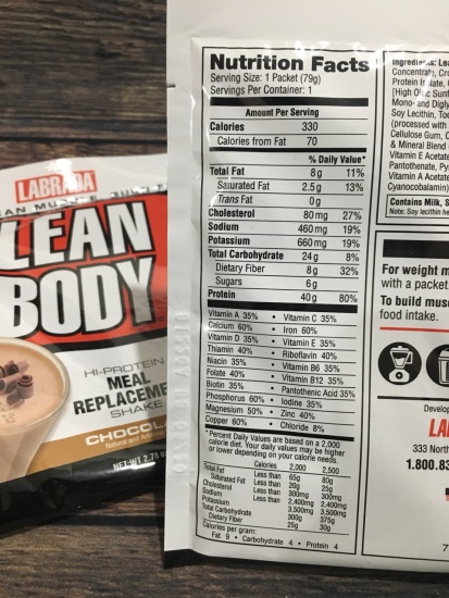 Hcmgói dinh dưỡng thay thế bữa ăn cho người bận rộn labrada lean body 80 - ảnh sản phẩm 6