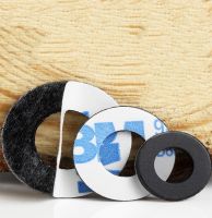 Free Shipp M2 M2.5 M3 M4 M5 M6 M8 M10 Black PVC Ultra Thin Flat Washer Plastic PVC Black Flat Pad On One Side Gum Washers