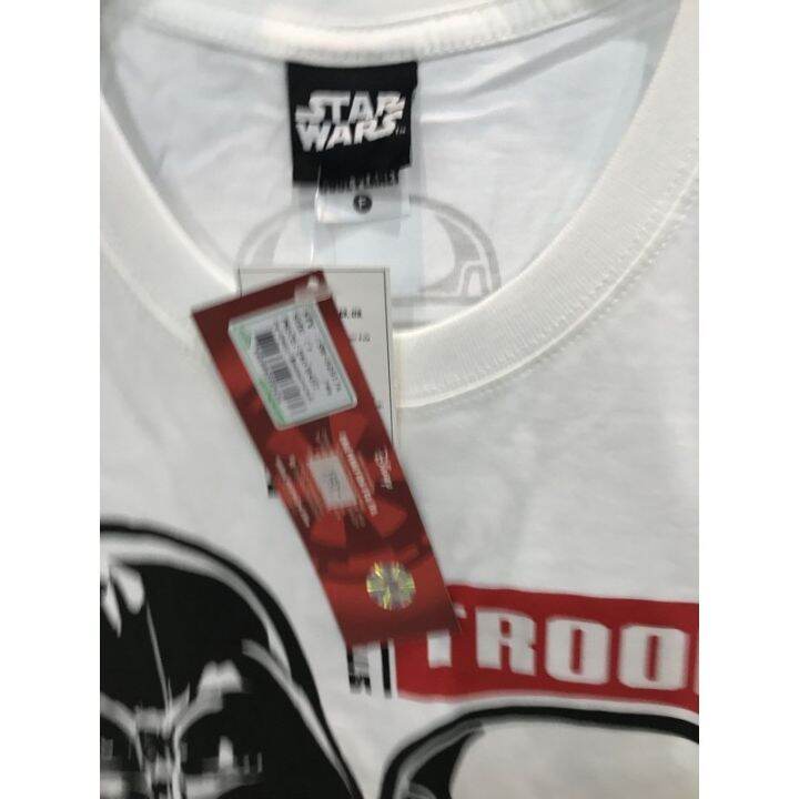 เสื้อยืดการ์ตูนลิขสิทธิ์-ลาย-star-wars-ไซส์-f-ขนาดอก-36-38-นิ้วs-5xl