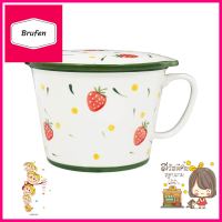 ชามมีหู+ฝา KECH PORCELAIN 7 นิ้ว STRAWBERRYPORCELAIN BOWL WITH HANDLE+LID KECH 7IN STRAWBERRY **ด่วน สินค้าเหลือไม่เยอะ**