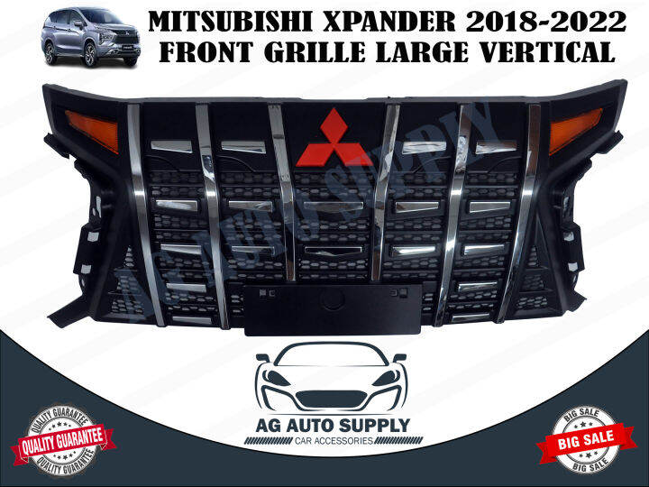 Front Grille Car Grill Guard All Black For MITSUBISHI XPANDER 2022