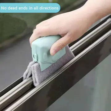 1pc Groove Gap Brush Window Crevice Cleaning Tool, Window Glass Cleaning  Wiper, Window Track Cleaning Dead Corner Window Brush