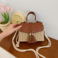 Straw Handbag For Women Feminine Rattan Handbag Ladys Summer Handbag Womens Black Straw Handbag Tote Bag For Women Tote Bag Makeup Bag Crossbody Bags For Women