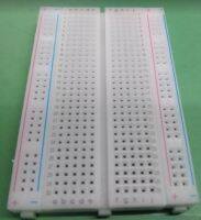 บอร์ดทดลอง Mini Solderless Breadboard Bread Board 400 Holes Contacts Available Test Board 8.5*5.5CM