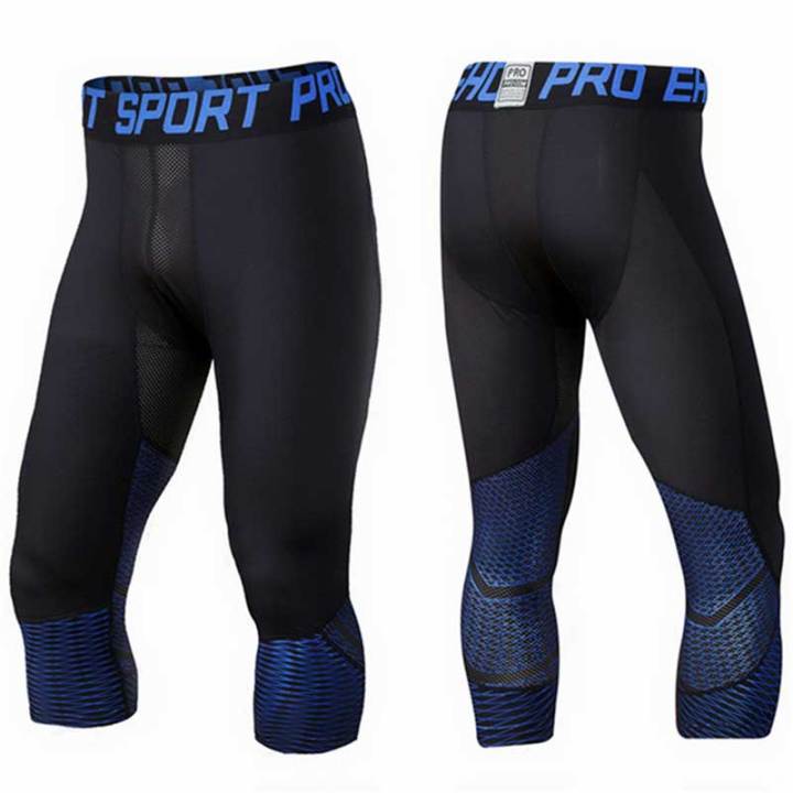 เสื้อผ้ากีฬาสำหรับผู้ชายเลกกิ้งฟิตเนสบาสเกตบอลรถไฟออกกำลังกายฟิตเนสยิมฟิตเนสกางเกงรัดรูปเล่นโยคะวิ่ง