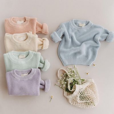 Autumn Winter Children Clothing Toddler Baby Boys Girls Long Sleeve Sweaters Kids Knitting Pullovers Tops Baby Girl Boy Sweaters