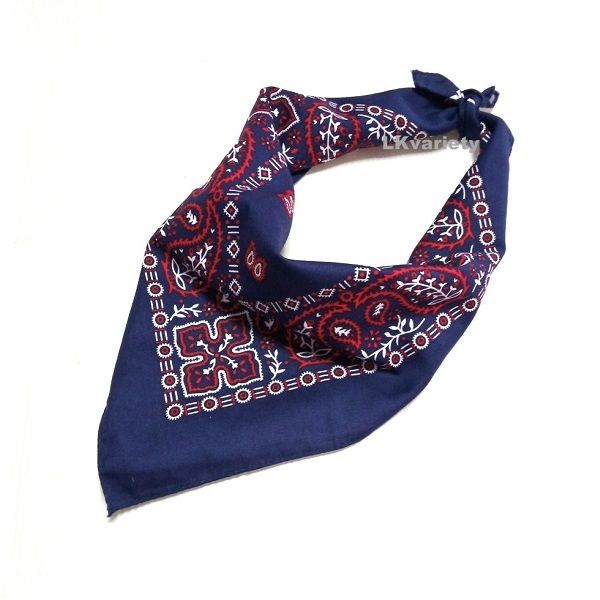ผ้าลายเพสลี่ย์วินเทจ-ลายลูกน้ำ-ผ้าโพกหัวห-ผ้าพันคอ-vintage-bandana-paisley-scarf