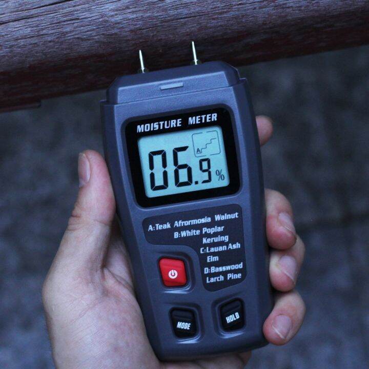 BSIDE EMT01 Digital LCD Mini Moisture Meter Wood Moisture Detector
