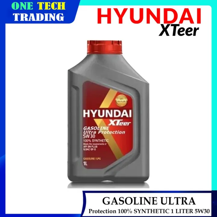 Hyundai Xteer Gasoline Ultra Protection SN/GF-5 5W30 100% Synthetic ...
