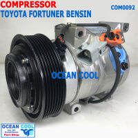 คอมเพลสเซอร์ โตโยต้า ฟอร์จูนเนอร์ , อินโนว่า เบนซิน  COM0092 10S15C Compressor For toyota Forturner innova bensin คอมแอร์ คอม คอมเพสเซอร์ อะไหล่แอร์  MIJ-T031