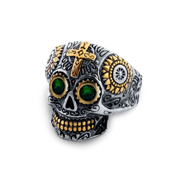 hip-hop-skull-ring-แหวนไทเทเนียมเหล็กกะโหลกศีรษะขนาดเล็ก-เครื่องประดับ-hip-hop-va1d