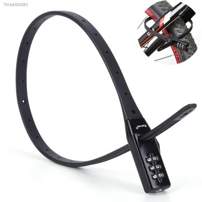 ▩◑ Anti-Theft Bike Lock 3 Digit Code Combination Steel Cable Tie Lock Bicycle Security Helmet Lock Mountain Road Bike Security Lock