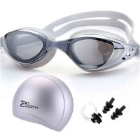 Swim Eyewear Myopia Adults Pool Waterproof Cap Earplug prescription natacion Diving Goggles Diopter Swimming Glasses Goggles