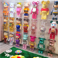 Bearbrick กล่องแสดงกล่องหมีรุนแรง,กล่องอะคริลิค400% 1000% ฝาครอบกันฝุ่นแบบรวม