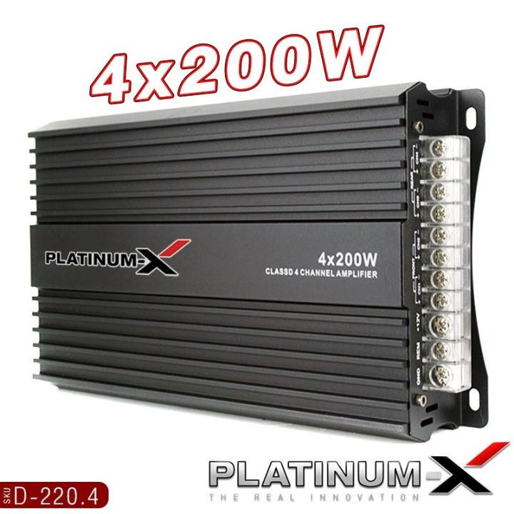 platinum-x-เพาเวอร์แอมป์-class-d-4ch-220-4-ขนาดกระทัดรัดแต่ให้กำลังสูง-เสียงชัด-แอมป์รถยนต์-คลาสดี-เพาเวอร์-แอมป์-เครื่องเสียงรถยนต์-ขายดี